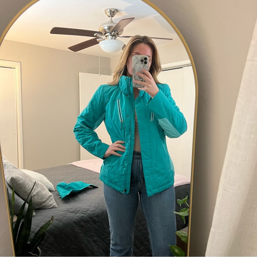 Teal Ski Coat